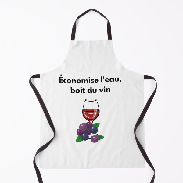 Item preview, Save water, drink wine designed and sold by MoodCréatif.