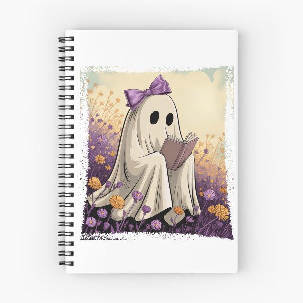 Item preview, Reading Halloween Ghost designed and sold by WeTheWeirdosCo.