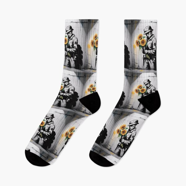 Item preview, Banksy Soldier Flower Gun vintage designed and sold by martin max.