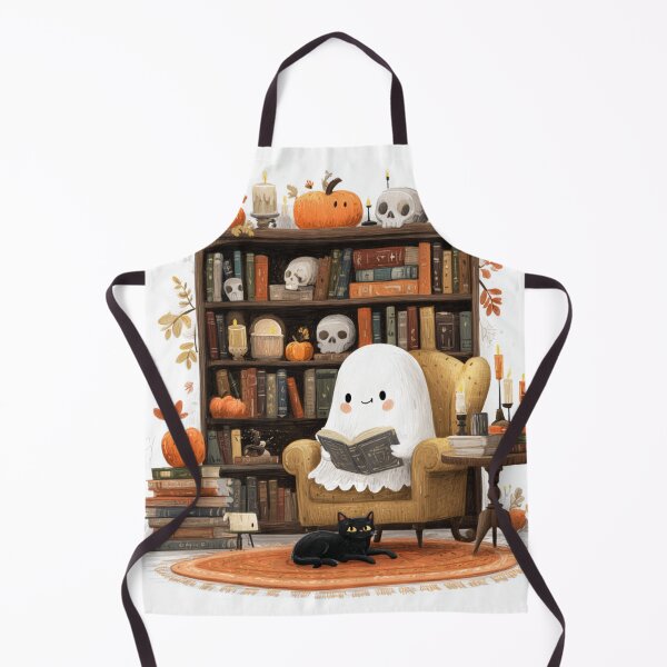 Item preview, Ghost reading a book designed and sold by MendaciousMina.