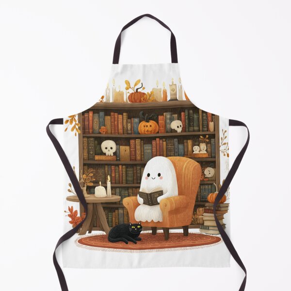 Item preview, Ghost reading a book designed and sold by MendaciousMina.