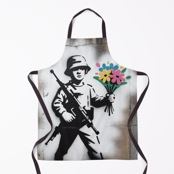 Item preview, Banksy Soldier Flower Gun vintage designed and sold by martin max.