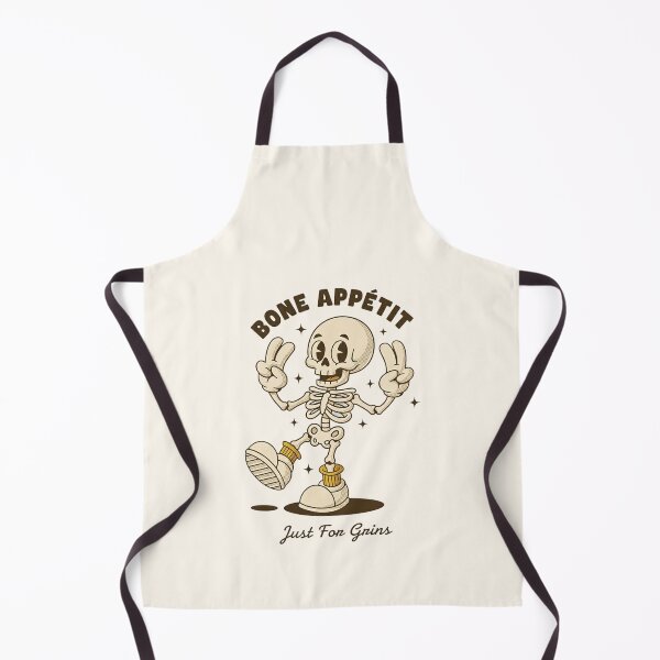 Item preview, Bone Appétit | Retro Skeleton Cartoon designed and sold by HoopeStylee.