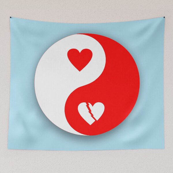 Item preview, YIN YANG OF LOVE (#B1E2F3) designed and sold by Marlon Oseguera.