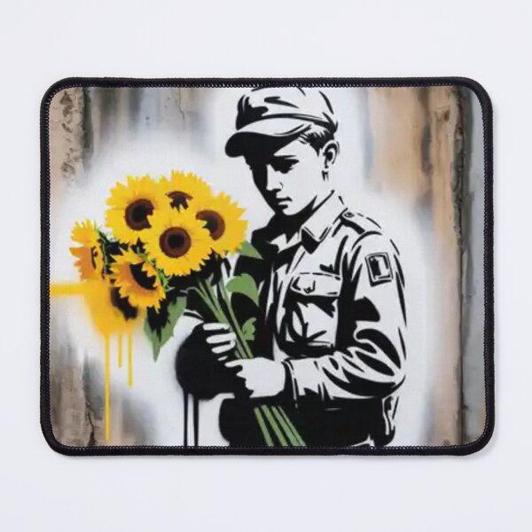 Item preview, Banksy Soldier Flower Gun vintage designed and sold by martin max.