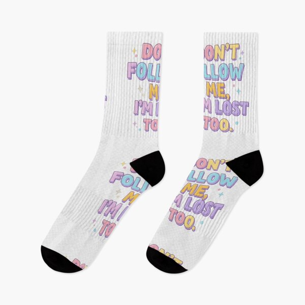 Item preview, Don’t Follow Me, I’m Lost Too – Funny Pastel Quote Design designed and sold by GogoVibes.