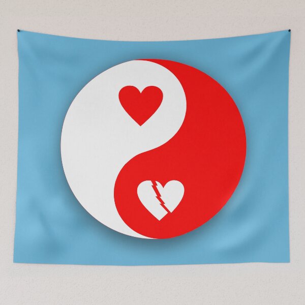 Item preview, YIN YANG OF LOVE (#65B7DD) designed and sold by Marlon Oseguera.