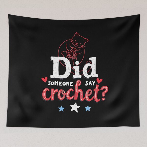 Item preview, Cute Cat Crochet Life Hobby Humor Design designed and sold by MimsTees.