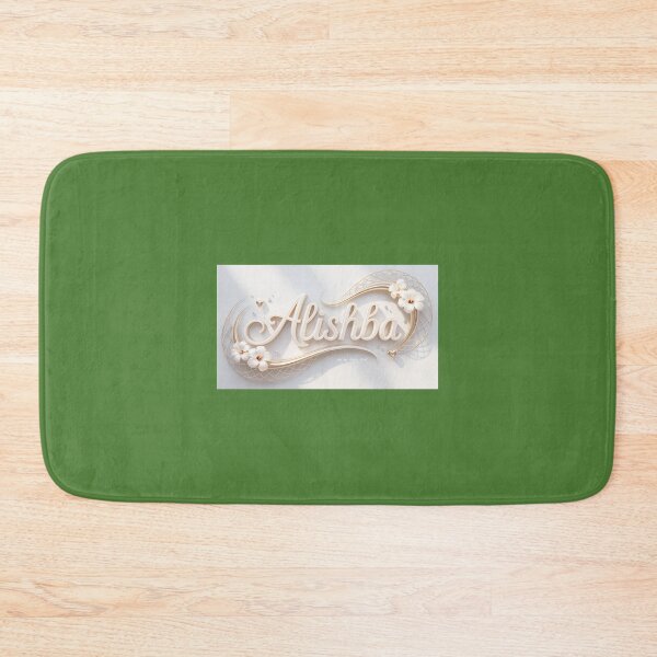 Item preview, Elegant Alishba Name Design with Flowers  Gems designed and sold by Sean Walters.