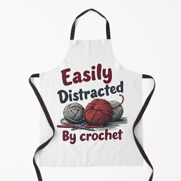 Item preview, Easily Distracted by Crochet designed and sold by MimsTees.