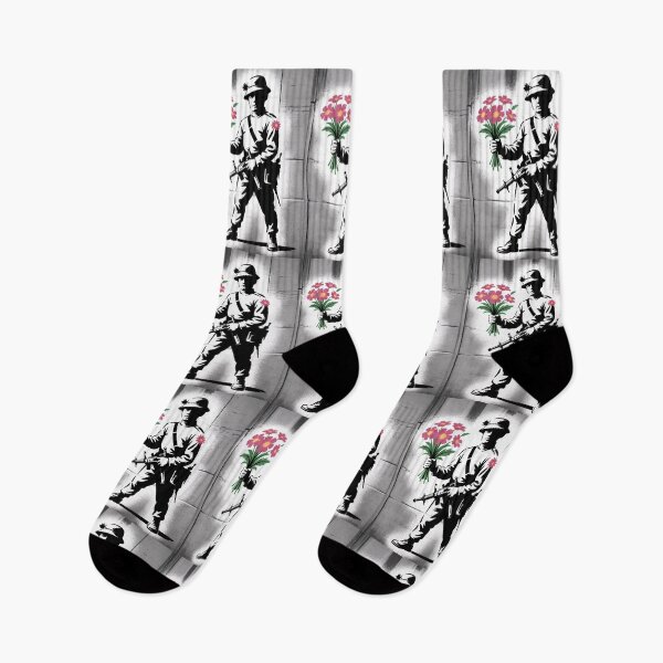 Item preview, Banksy Soldier Flower Gun vintage designed and sold by martin max.