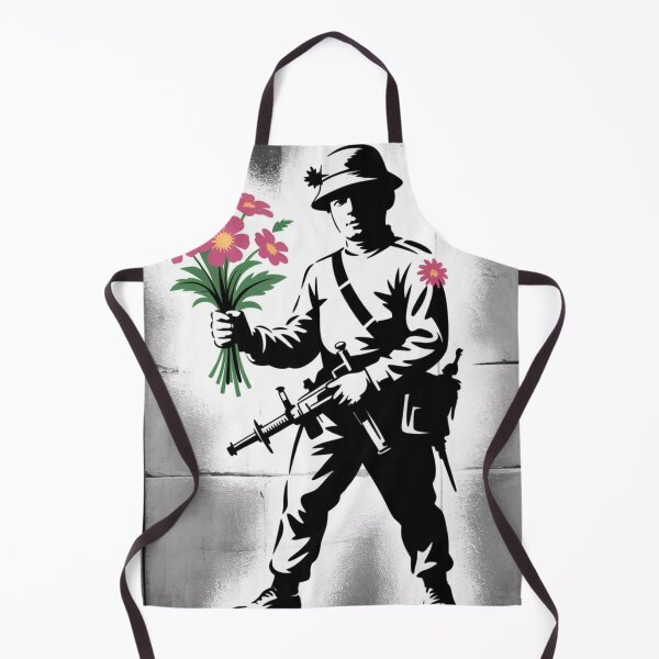Item preview, Banksy Soldier Flower Gun vintage designed and sold by martin max.