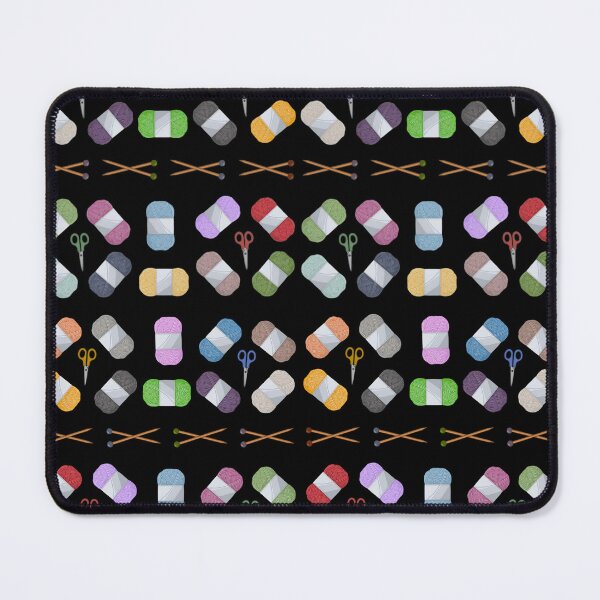 Item preview, Colorful Yarn & Knitting Tools Pattern – Craft Lover Design designed and sold by Vibe Check Central.
