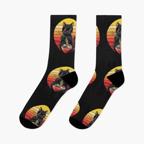 Item preview, Anime Ramen Cat Retro Japanese Noodles Kawaii Cat  designed and sold by cawtoon.