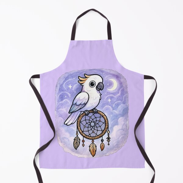 Item preview, Curious Bird on a Dreamcatcher - Whimsical designed and sold by Myra365Art.