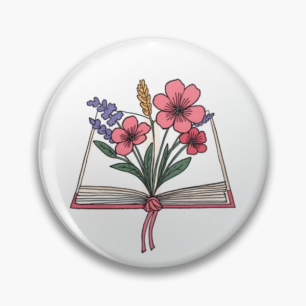 Item preview, book with flowers designed and sold by ramenoodlehead.