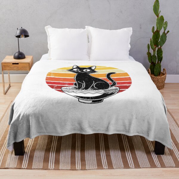 Item preview, Anime Ramen Cat Retro Japanese Noodles Kawaii Cat  designed and sold by cawtoon.