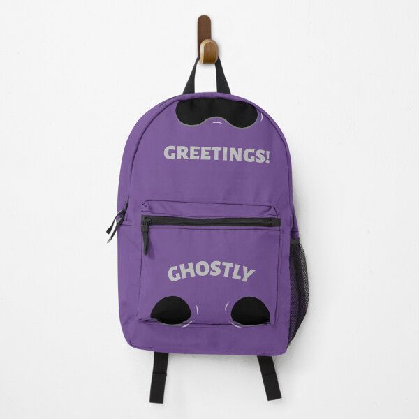 Item preview, Ghostly Greetings – Purple Ghost Face designed and sold by Novel Works Studio.