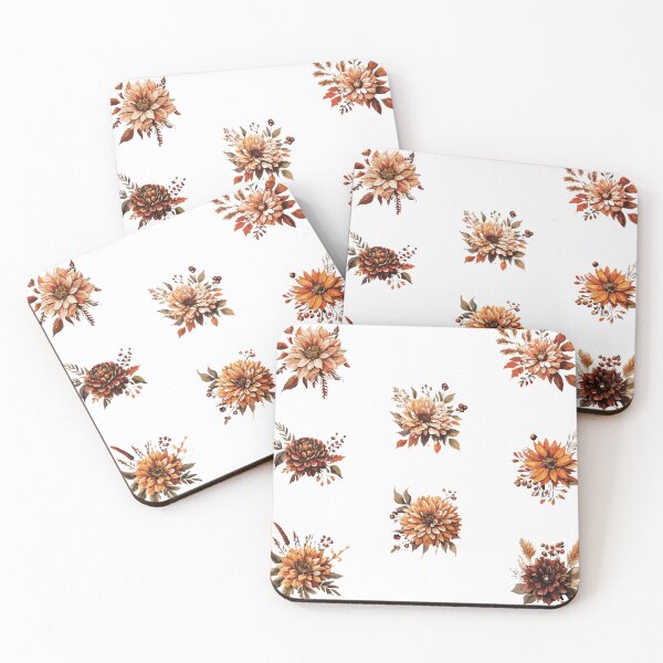 Item preview, Autumn Floral Sticker Pack – Rustic Fall Flower Bouquet Designs designed and sold by Anne Brooke Art.