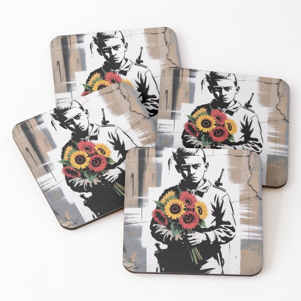 Item preview, Banksy Soldier Flower Gun vintage designed and sold by martin max.