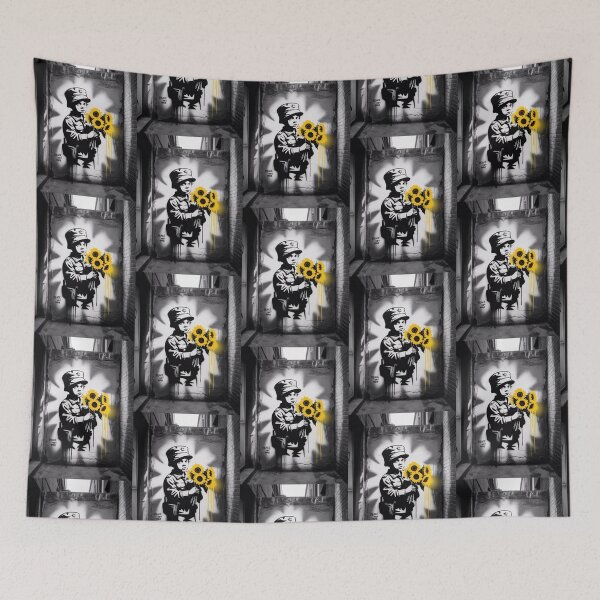 Item preview, Banksy Soldier Flower Gun vintage designed and sold by martin max.