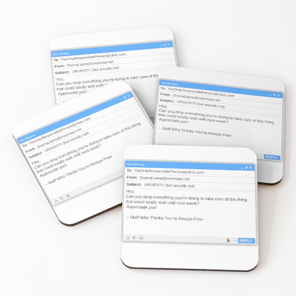 Item preview, The “Urgent But Not Urgent” Email designed and sold by Rooted Creations.