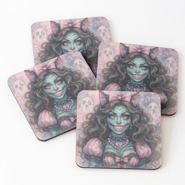 Item preview, Glittering Maw of the Dollcat designed and sold by Woven-myth.