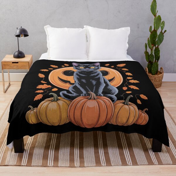 Item preview, Black Cat Halloween Pumpkin designed and sold by ValerieRodrigue.