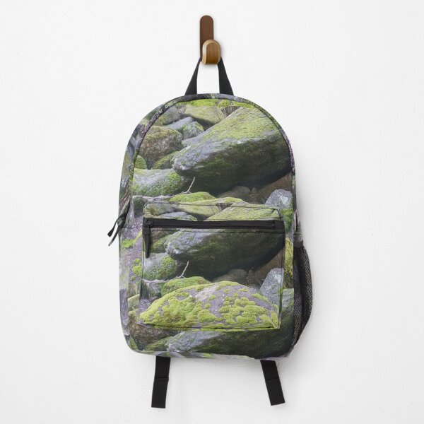 Item preview, Mossy Riverside Stones – Nature Photography designed and sold by PEACELOVERSART.
