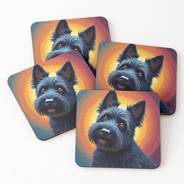 Item preview, Scottish Terrier Textured Fur and Fiery Eyes designed and sold by Wags & Tails.