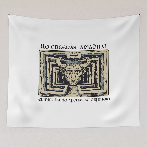 Item preview, Based on the story "The House of Asterion" by Jorge Luis Borges designed and sold by Filologica.