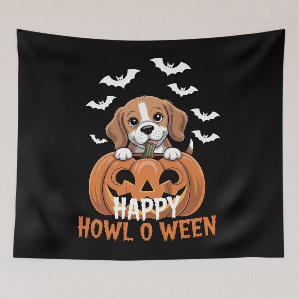 Item preview, Cute Halloween Beagle Dog Pumpkin designed and sold by ValerieRodrigue.
