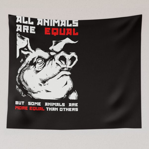 Item preview, All Animals Are Equal (Dark) designed and sold by BeginValentijn.