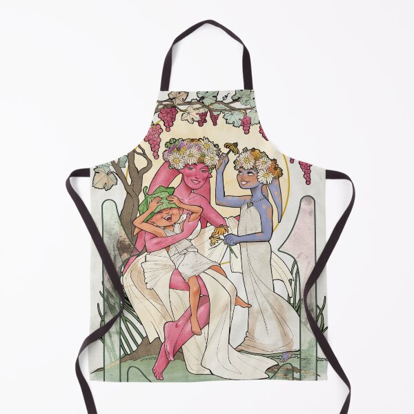 Item preview, Mucha Art Nouveau inspired Suu Shaeeah Jek Mother and Family designed and sold by livielightyear.