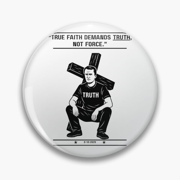 Item preview, True Faith Demands Truth, Not Force designed and sold by FreeMindTees.