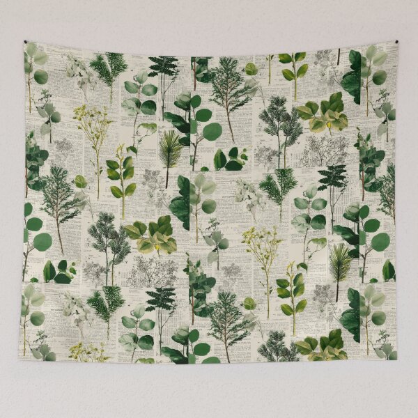 Item preview, Newspaper Garden Greenery designed and sold by scicilysimonee.