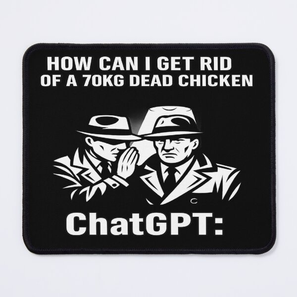 Item preview, Noir Detective Meme  – Funny ChatGPT Quote Graphic designed and sold by POD DYNASTY | Original Print On Demand T-Shirt Graphics.