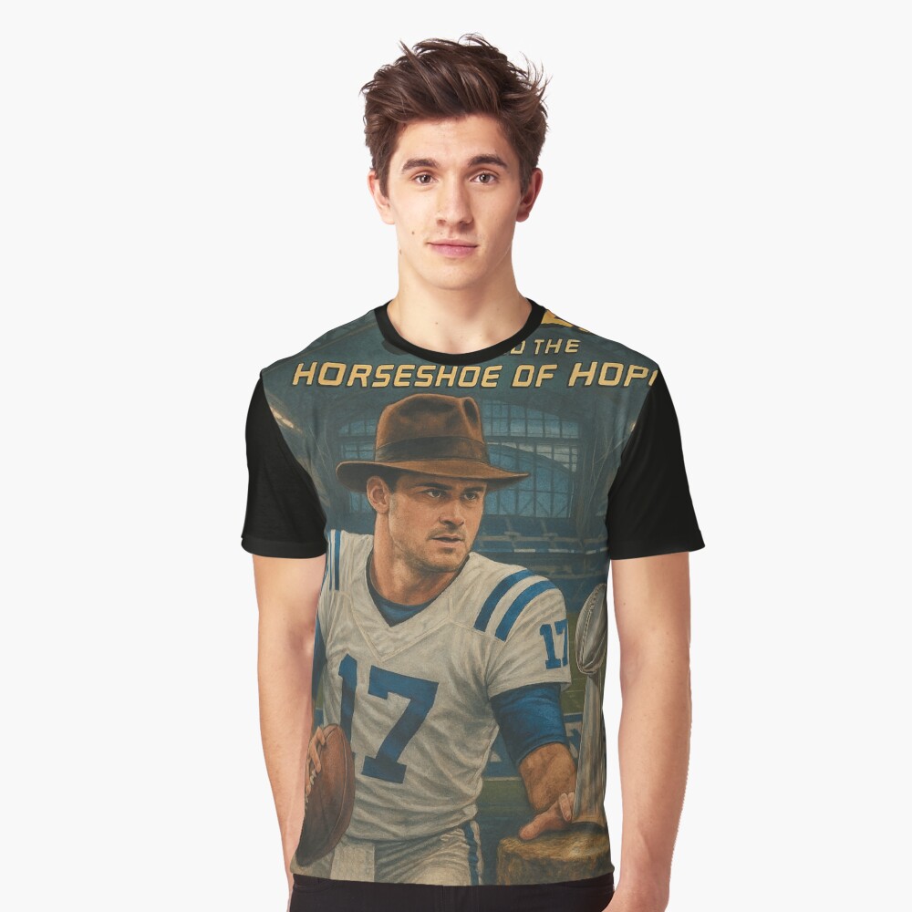 Indiana Jones & Daniel Jones Indianapolis Colts Parody Classic T-Shirt