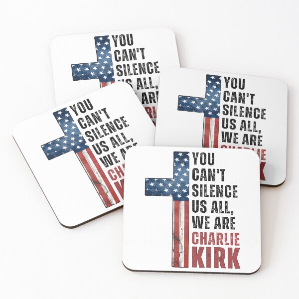 Item preview, You Can't Silence Us All, We are Charlie Kirk designed and sold by Roy & Tiffany.