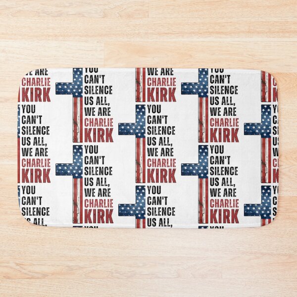 Item preview, You Can't Silence Us All, We are Charlie Kirk designed and sold by Roy & Tiffany.