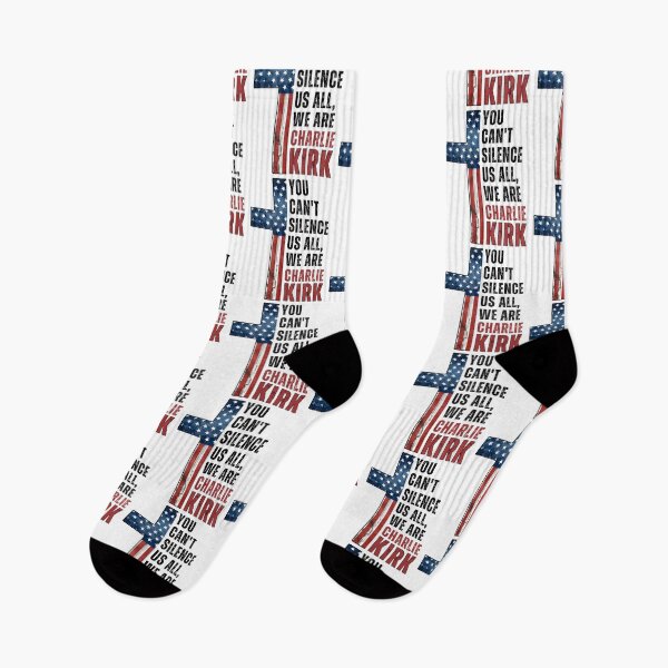 Item preview, You Can't Silence Us All, We are Charlie Kirk designed and sold by Roy & Tiffany.