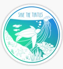 Save the Turtles! Sticker