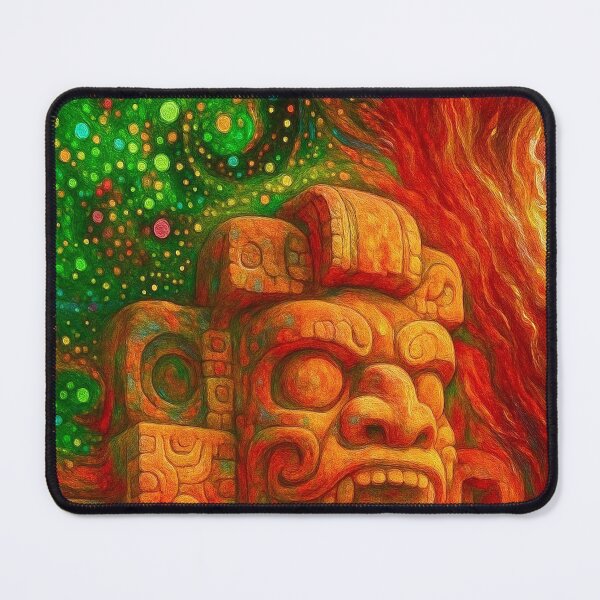 Item preview, Cosmic Guardian of Fire and Stars designed and sold by DeborahDillehayArt.