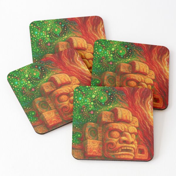 Item preview, Cosmic Guardian of Fire and Stars designed and sold by DeborahDillehayArt.