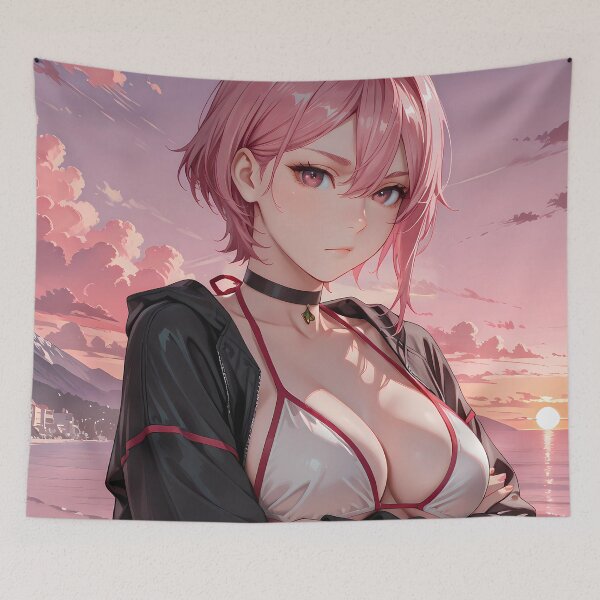 Item preview, Aira Shiratori Summer Sunset Beach Bikini Dandadan designed and sold by earlobejerk.