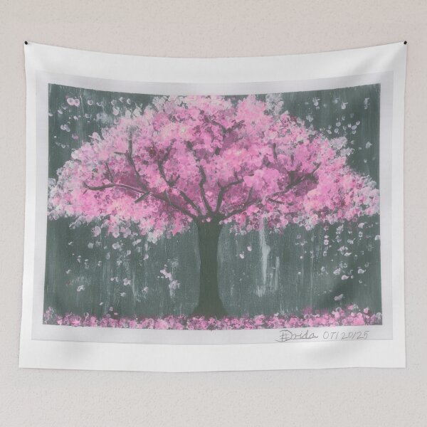 Item preview, Acrylic cherry tree art by Grandma Ana and Mimi designed and sold by FridaPR.