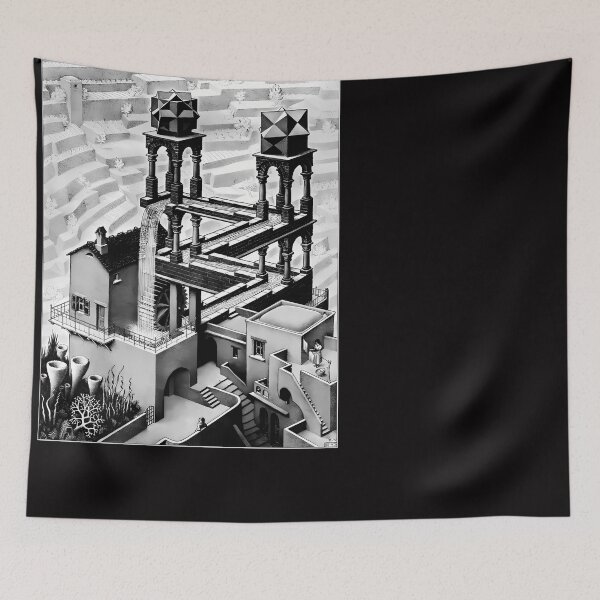 Item preview,  Escher - Waterfall designed and sold by MagnusSnicker.