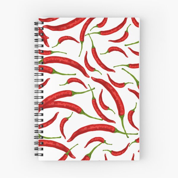 Item preview, Red Chilly Kitchen Clock designed and sold by webeller.