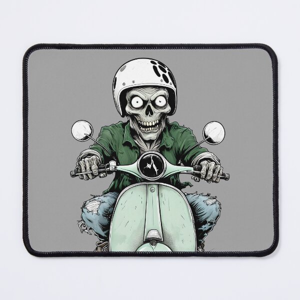 Item preview, Zombie on Mint Scooter designed and sold by NightTimeJ.