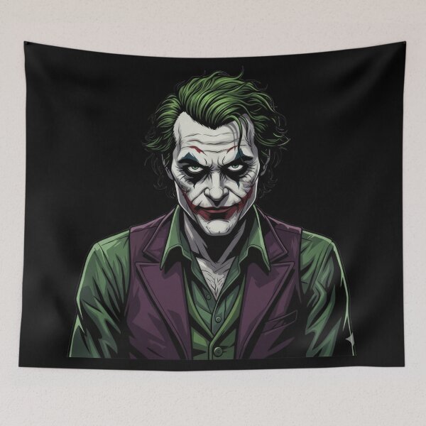 Item preview, Joker – Dark Portrait Villain Art designed and sold by JuniorDavila.